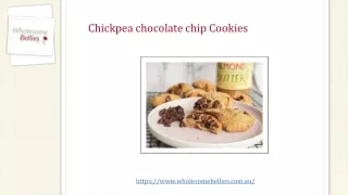 Chickpea chocolate chip Cookies