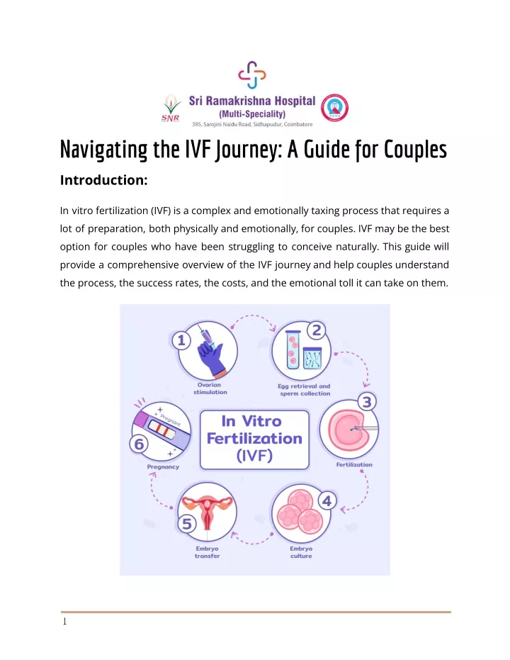 navigating the ivf journey a guide for couples