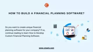 How Can Custom Financial Planning Software Be Developed?