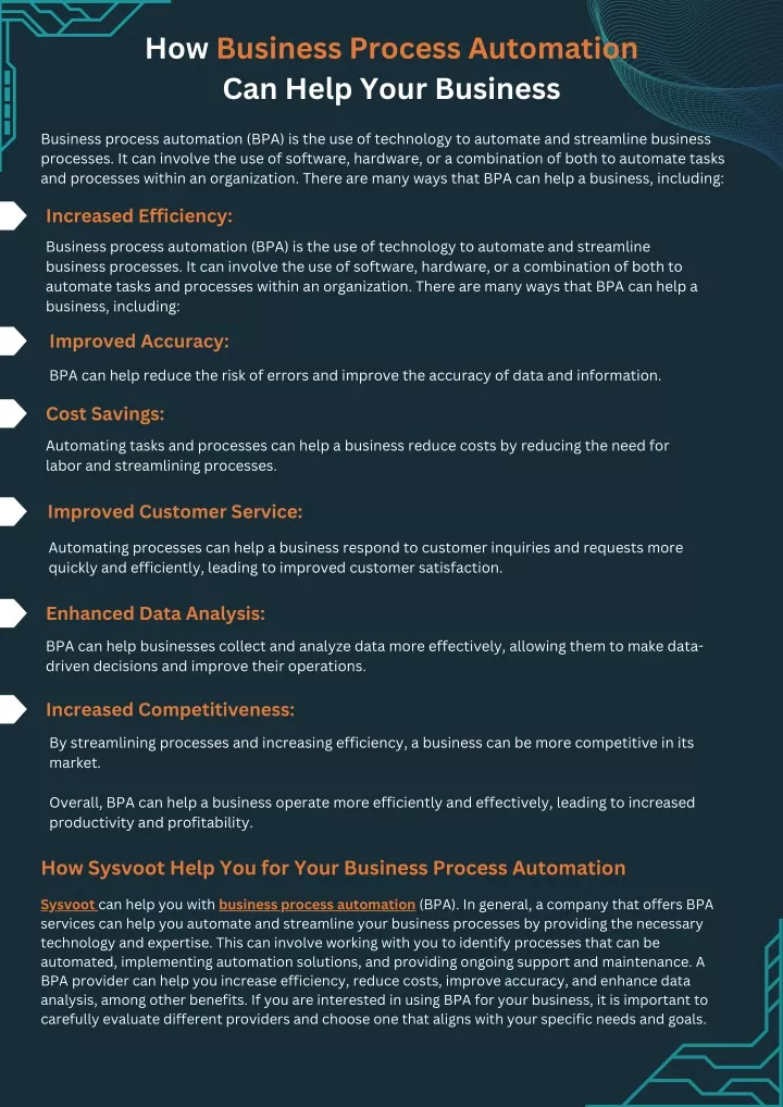 how business process automation can help your