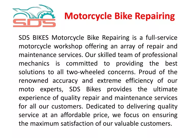 motorcycle bike repairing