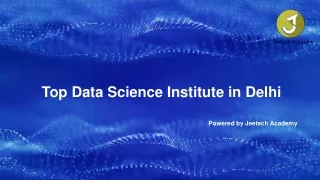 Top Data Science Institute in Delhi