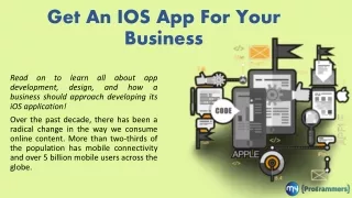 get an ios app for your business