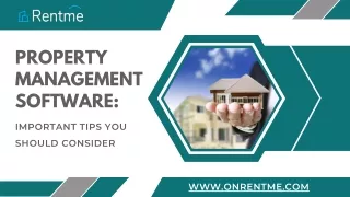 Property Management Software Important Tips You Should Consider