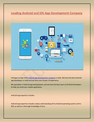 leading android and ios app development company
