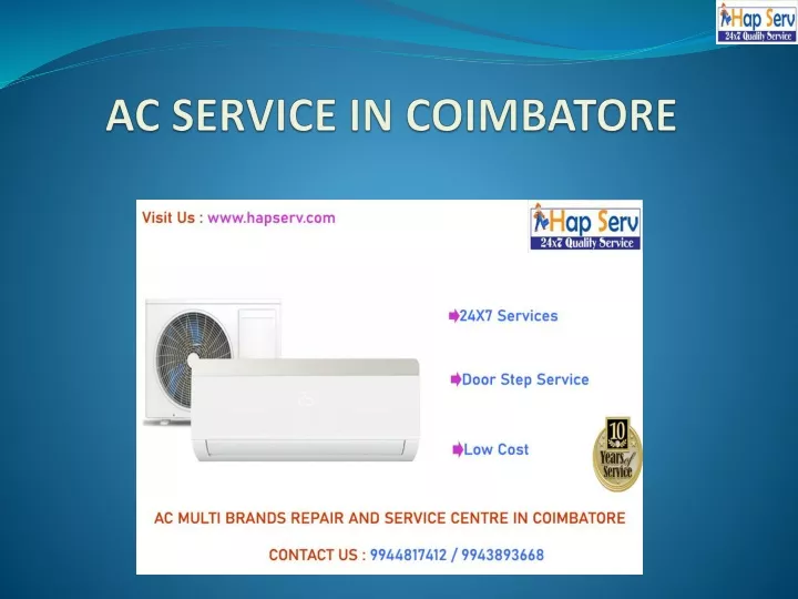 ac service in coimbatore