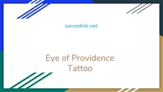 Eye of Providence Tattoo