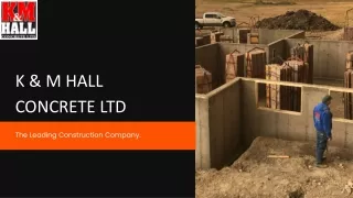 Construct Concrete Flooring With K & M Hall Concrete Ltd in Lethbridge Alberta