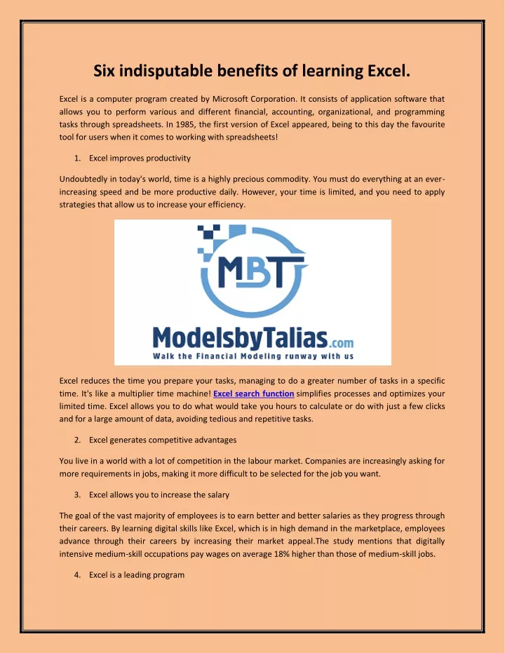 ppt-six-indisputable-benefits-of-learning-excel-powerpoint