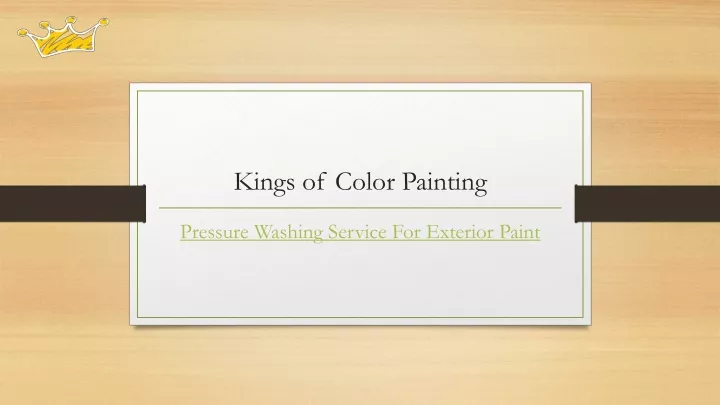 kings of color painting