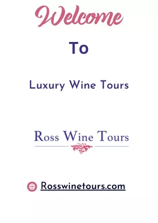 Luxury Wine Tours