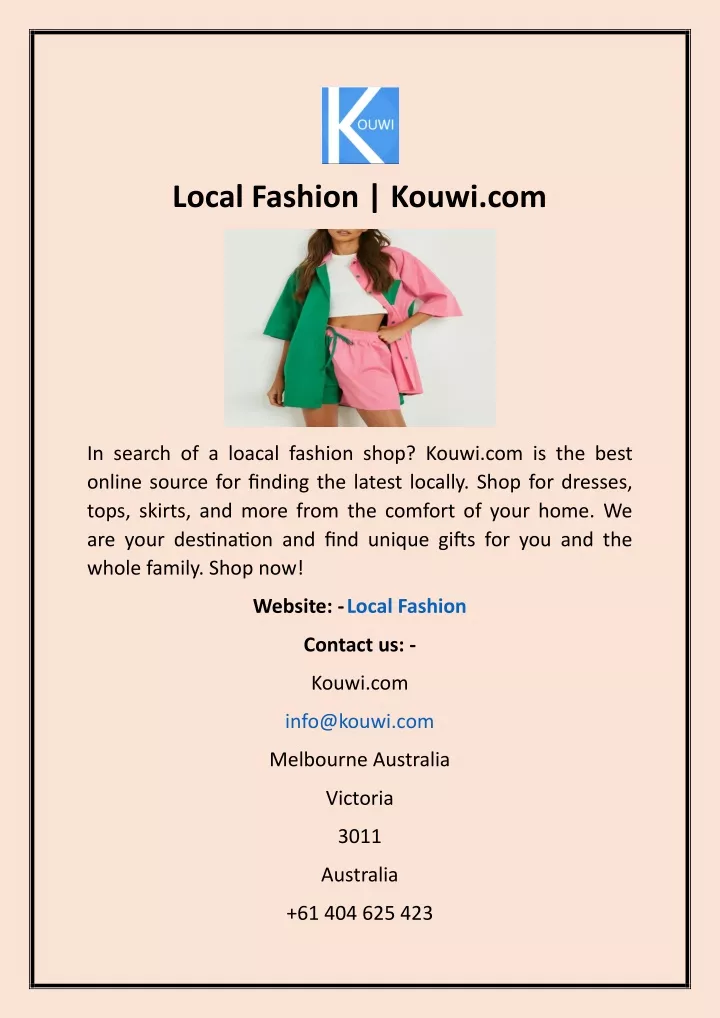 local fashion kouwi com