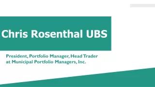 chris rosenthal ubs