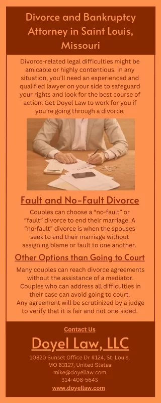 Divorce and Bankruptcy Lawyer
