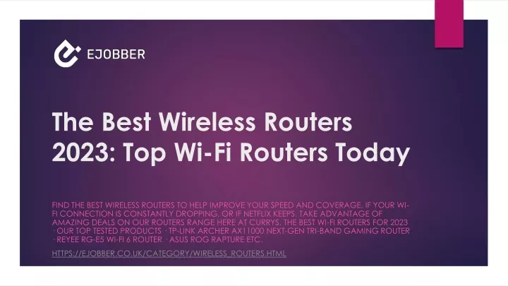 the best wireless routers 2023 top wi fi routers today