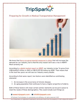 Preparing for Growth in Medical Transportation Management