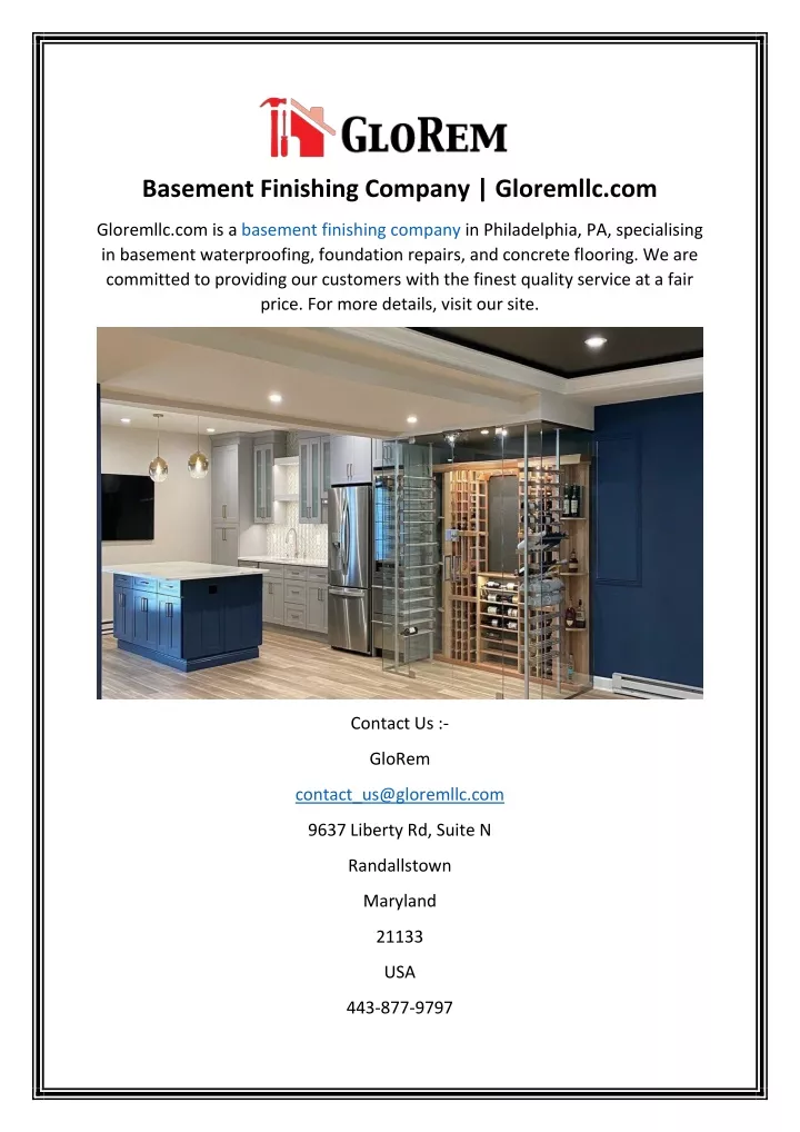 basement finishing company gloremllc com