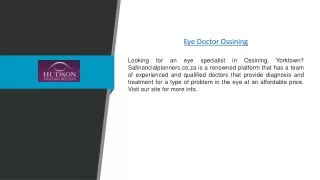 Eye Doctor Ossining | Hudsoneyes.com