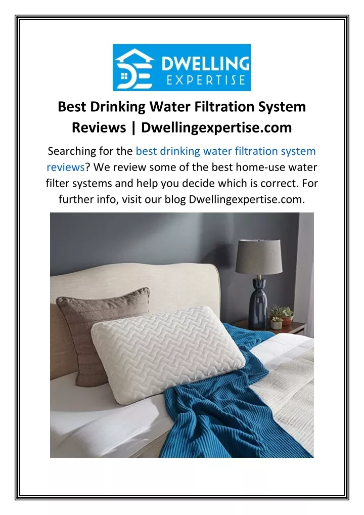 best drinking water filtration system reviews