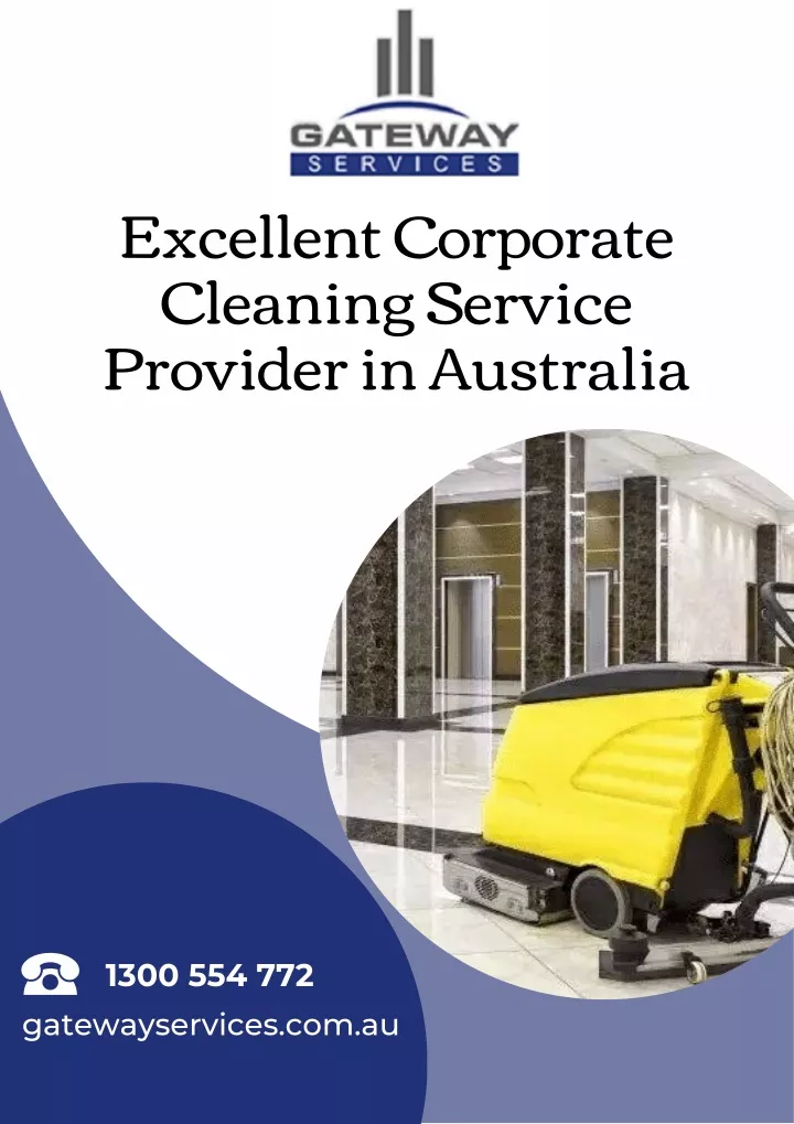 excellent corporate cleaning service provider