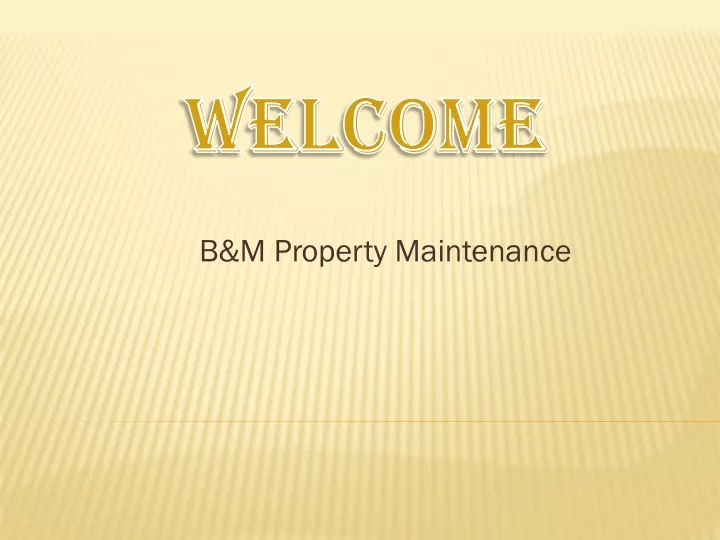 b m property maintenance