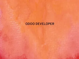 ODOO DEVELOPER