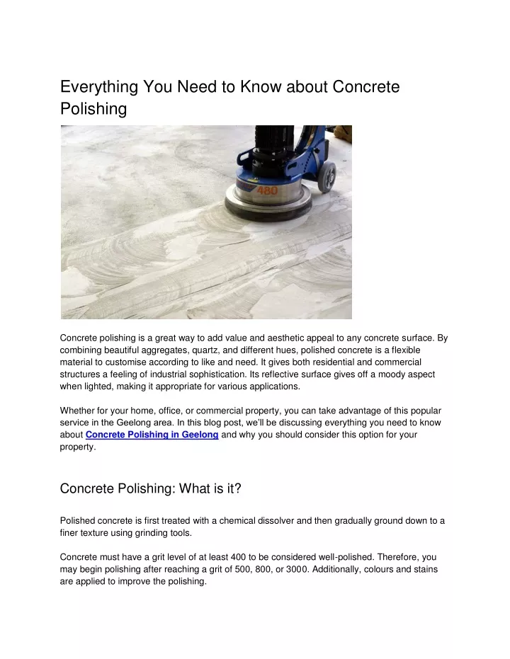 everything you need to know about concrete