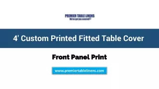 Custom Printed Fitted Table Cover