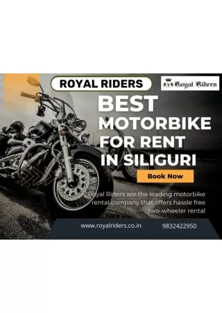 Best Bike Rental in Siliguri