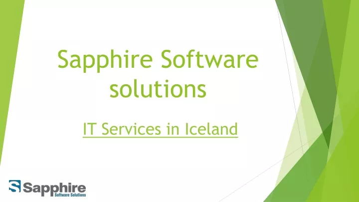 sapphire software solutions