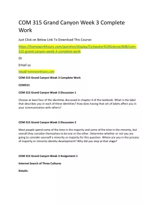 com 315 grand canyon week 3 complete work