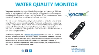 water quality monitor