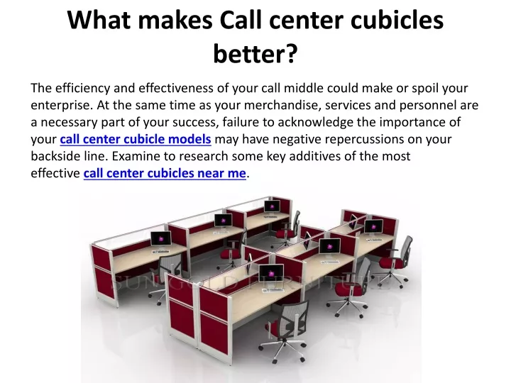 what makes call center cubicles better