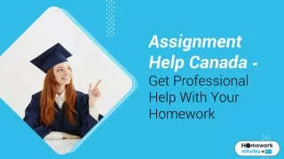 Assignment Help Canada - Get Professional Help