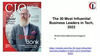 the 30 most influential business leaders in tech