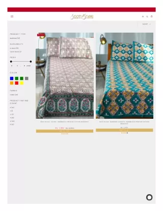 Buy Cotton Bedsheets Online | Sootisyahi