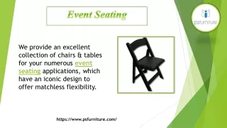 event seating