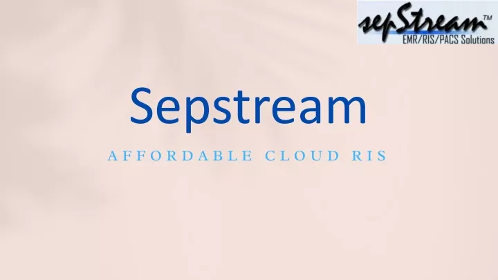 sepstream