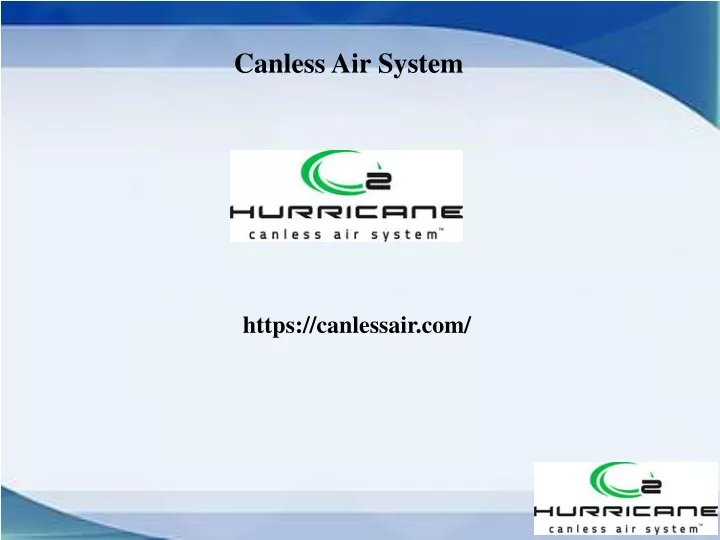 canless air system