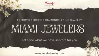 Sell Diamond Ring In Miami At The Most Credible Jewelry Stores