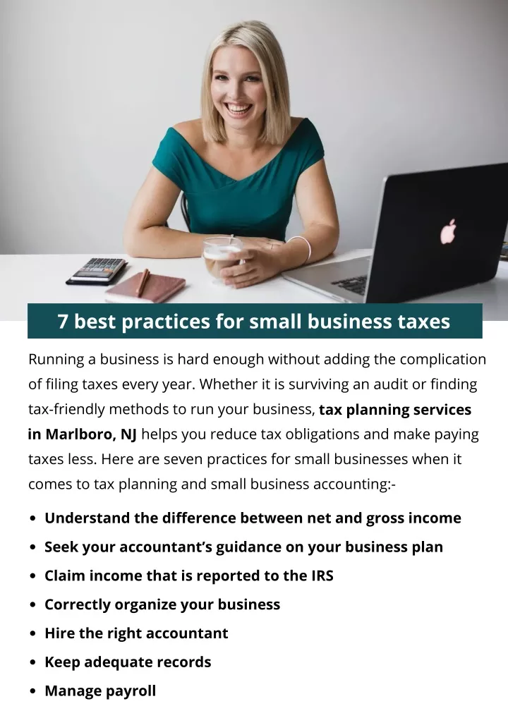 7 best practices for small business taxes