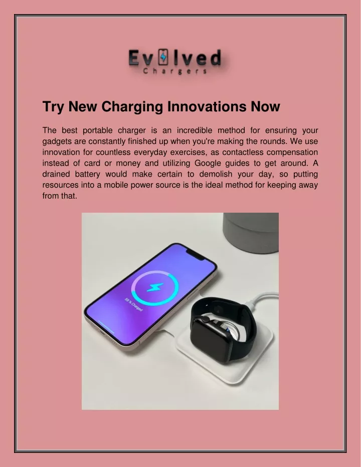 try new charging innovations now the best