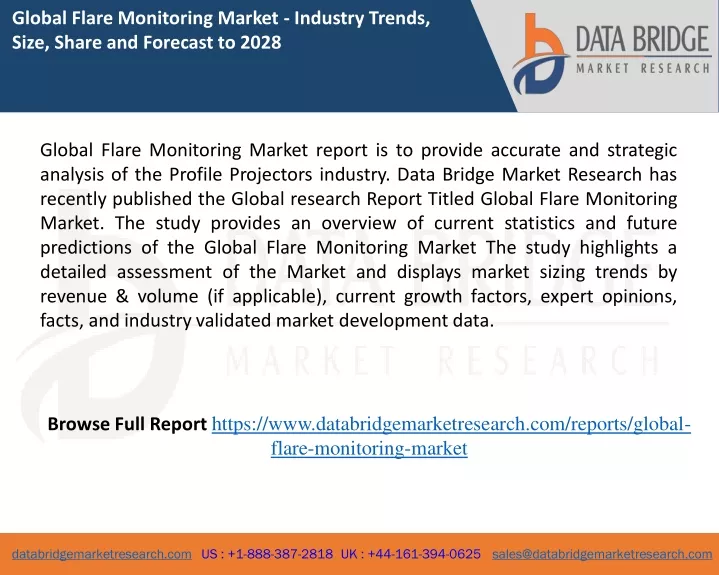 global flare monitoring market industry trends