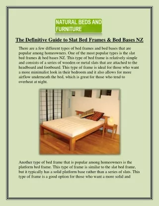 the definitive guide to slat bed frames bed bases