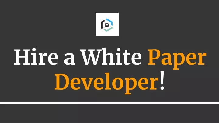 hire a white paper developer