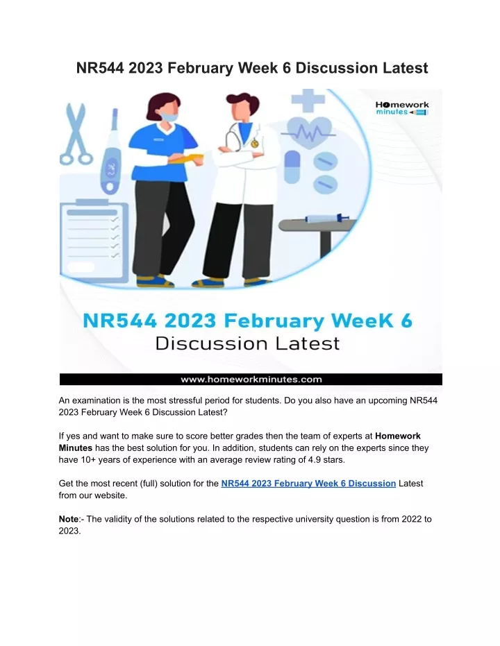 nr544 2023 february week 6 discussion latest