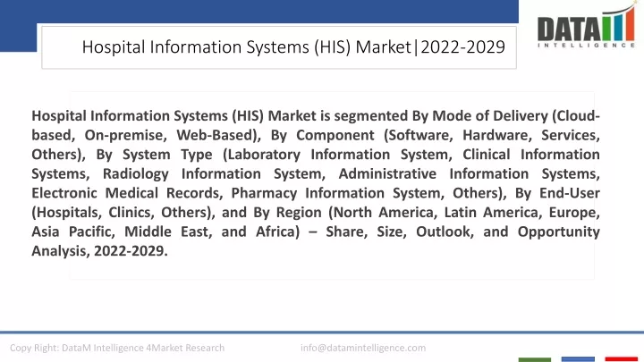 hospital information systems his market 2022 2029