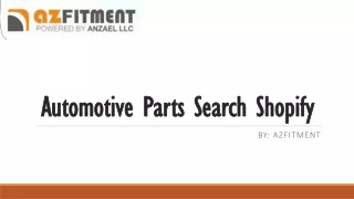 Shopify car parts - Azfitment
