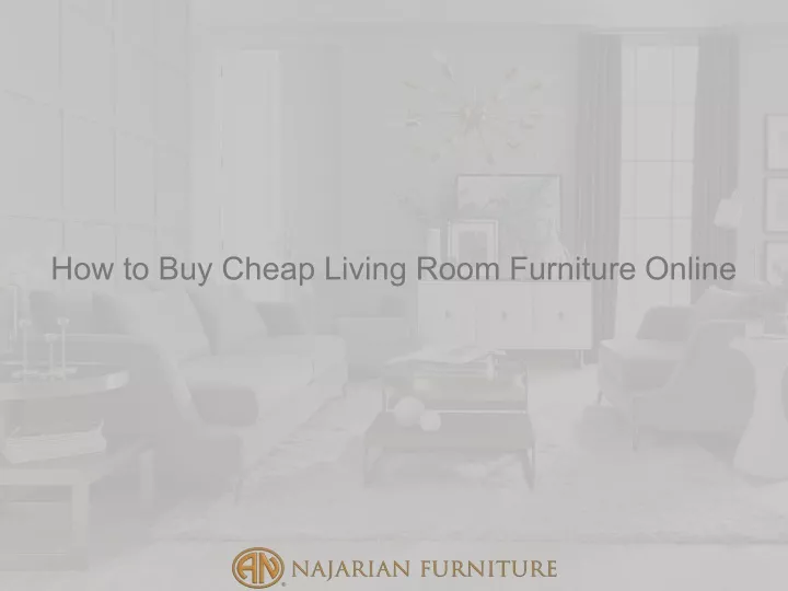 how to buy cheap living room furniture online