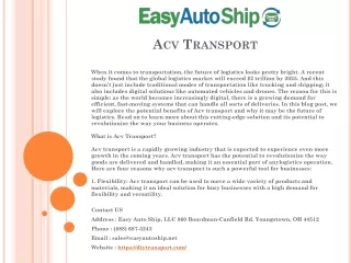 acv transport